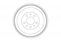 Tambour de frein DB4563 TRW