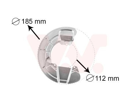 Déflecteur, disque de frein, Image 2