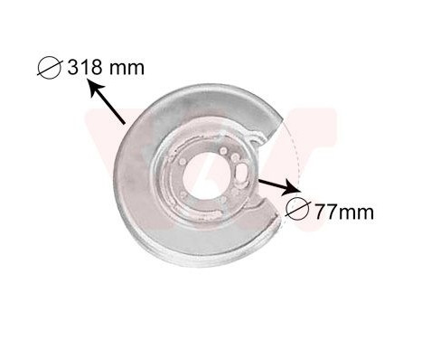 Déflecteur, disque de frein, Image 2
