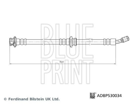 flexible de frein ADBP530034 Blue Print