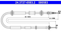 Câble de frein 24.3727-0583.2 ATE
