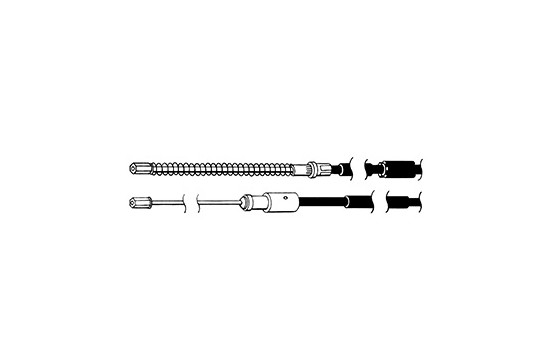 Câble de frein de stationnement K15527 ABS