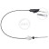 Câble de traction, frein de stationnement K14301 ABS