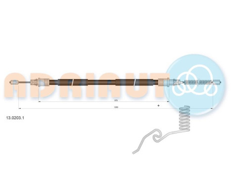 Câble de traction, frein de stationnement