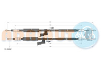 Câble de traction, frein de stationnement