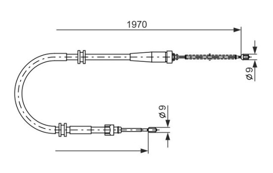 Câble de traction, frein de stationnement