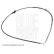 Tirette à câble, frein de stationnement ADC446175 Blue Print, Vignette 5