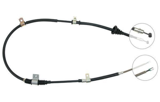 Tirette à câble, frein de stationnement K10908 ABS
