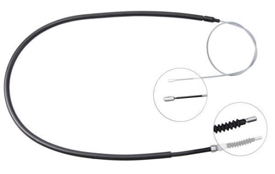 Tirette à câble, frein de stationnement K13496 ABS