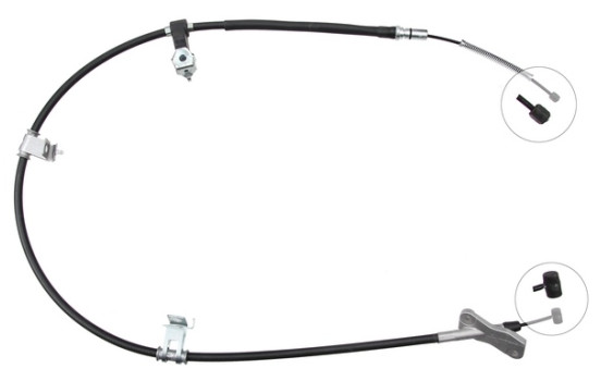 Tirette à câble, frein de stationnement K17357 ABS