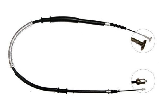 Tirette à câble, frein de stationnement K18007 ABS