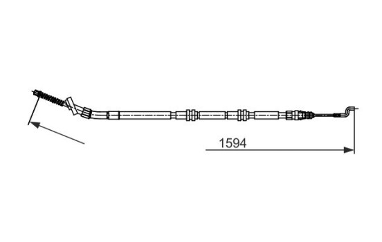 Tirette à câble, frein de stationnement, Image 5