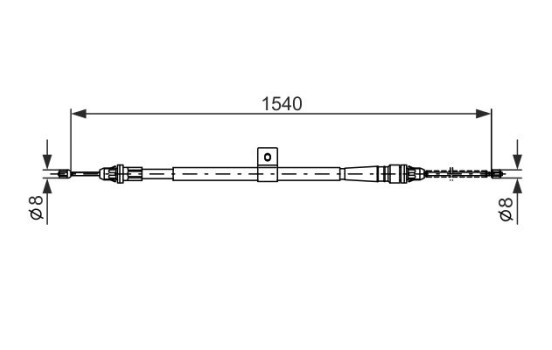 Tirette à câble, frein de stationnement, Image 5