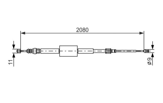 Tirette à câble, frein de stationnement, Image 5