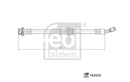 flexible de frein 182650 FEBI, Image 2