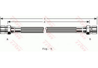 Flexible de frein PHA104 TRW