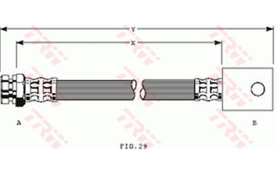 Flexible de frein PHA215 TRW, Image 2
