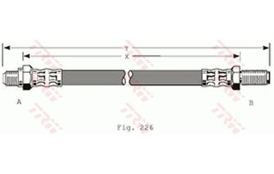 Flexible de frein PHC102 TRW, Image 2