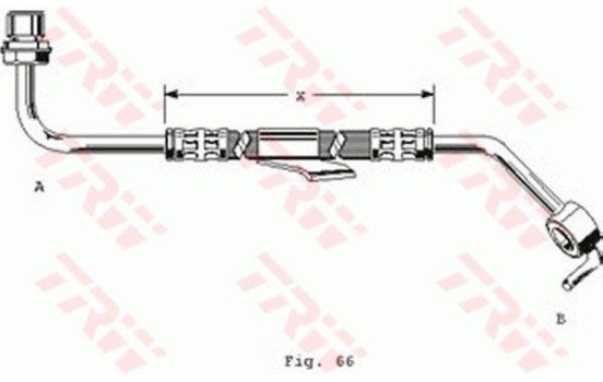 Flexible de frein PHD249 TRW, Image 2