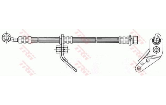 Flexible de frein PHD7071 TRW