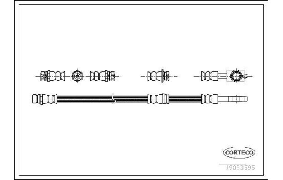 FLEXIBLE DE FREIN VW GOLF,TOURAN,CA, Image 3