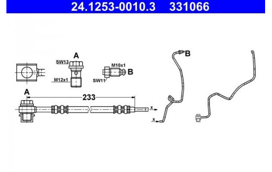 Flexible de frein, Image 2