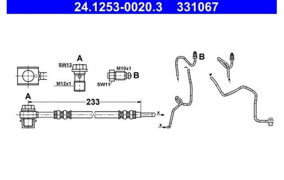 Flexible de frein, Image 2