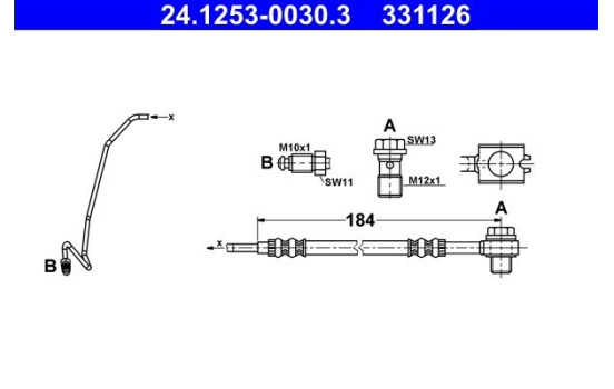 Flexible de frein, Image 2