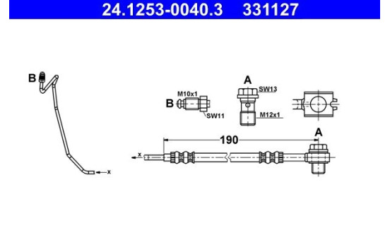 Flexible de frein, Image 2