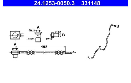 Flexible de frein, Image 2