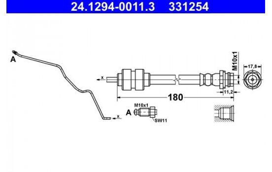 Flexible de frein, Image 2