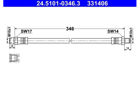 Flexible de frein, Image 2