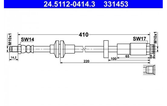 Flexible de frein, Image 2