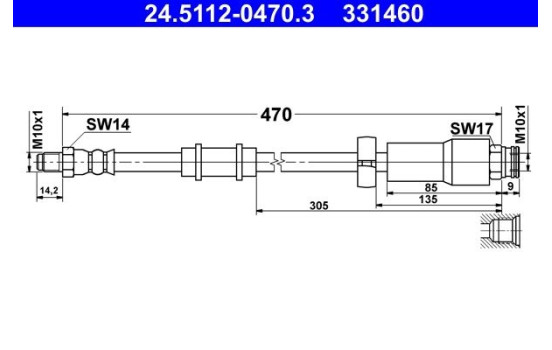 Flexible de frein, Image 2