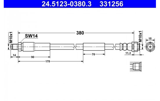 Flexible de frein, Image 2