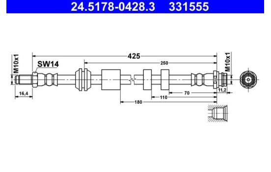 Flexible de frein, Image 2
