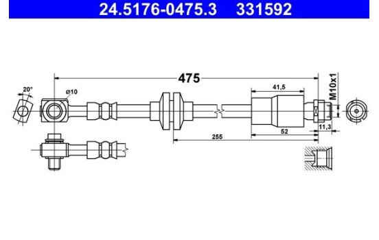 Flexible de frein, Image 2