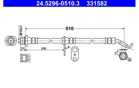 Flexible de frein, Image 2