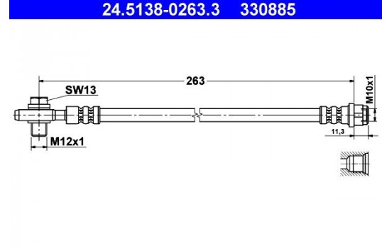 Flexible de frein, Image 2