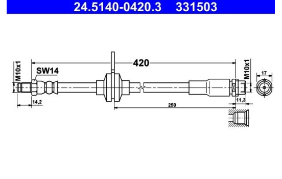Flexible de frein, Image 2