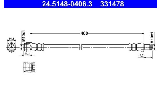 Flexible de frein, Image 2