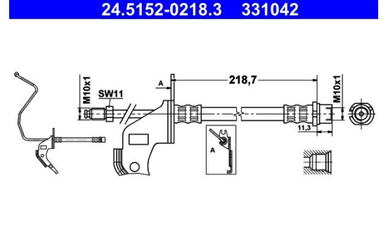 Flexible de frein, Image 2
