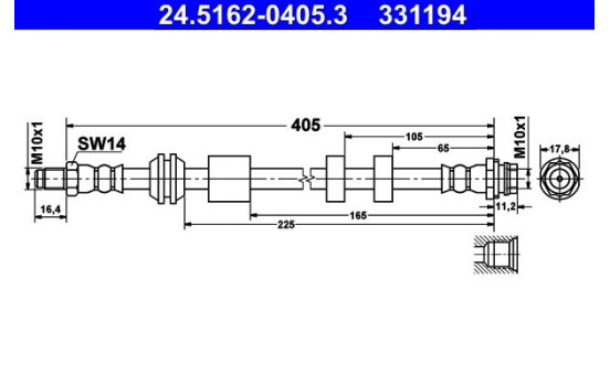 Flexible de frein, Image 2
