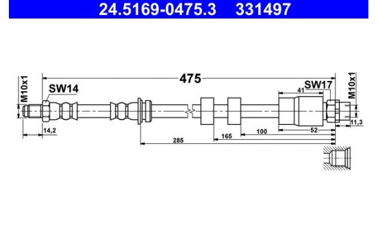 Flexible de frein, Image 2