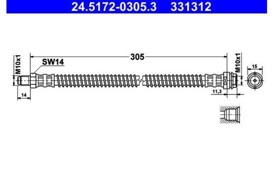 Flexible de frein, Image 2