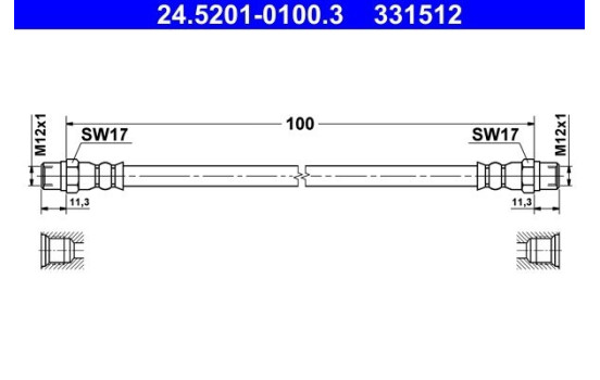 Flexible de frein, Image 2