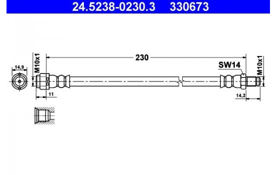 Flexible de frein, Image 2