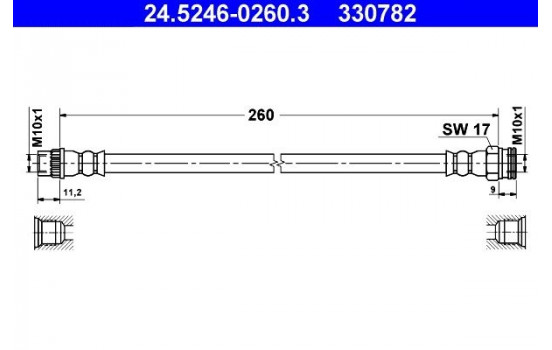 Flexible de frein, Image 2