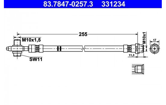 Flexible de frein, Image 2