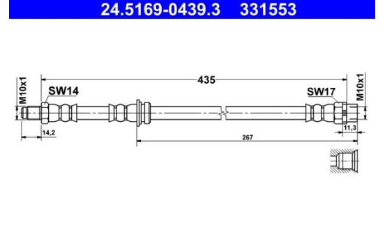 Flexible de frein, Image 2
